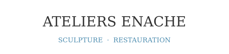Logo Ateliers Enache, sculpture et restauration de sculptures